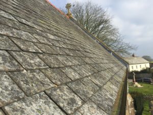 Re-slating of Lapford Church Chancel Roof